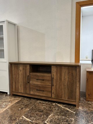 Nuevo aparador moderno y barato color madera