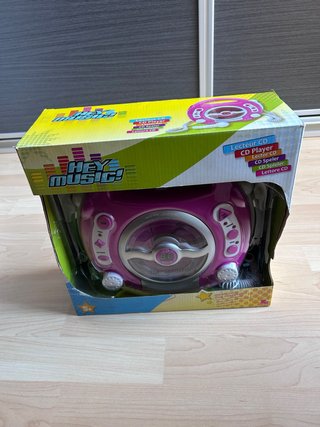 Reproductor de CD Portátil con Karaoke