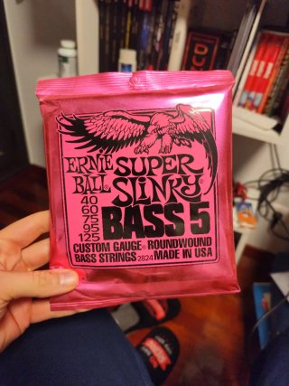 Cuerdas Bajo Ernie Ball Super Slinky 5
