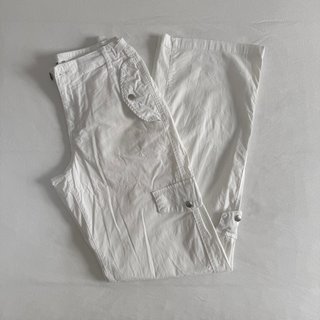 Pantalón Blanco con Bolsillos