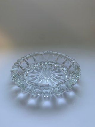 Cenicero Vintage de Cristal Tallado