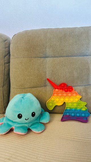 Pop It Unicornio y Peluche Pulpo