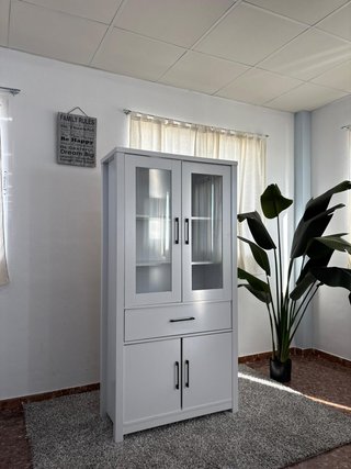 Vitrina nueva en blanco moderna y barata