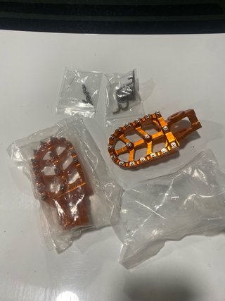 Estriberas para Moto Color Naranja