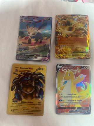 Lote de 4 Cartas Pokémon