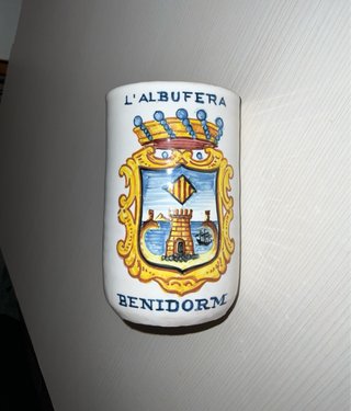 Taza de cerámica artesanal Benidorm