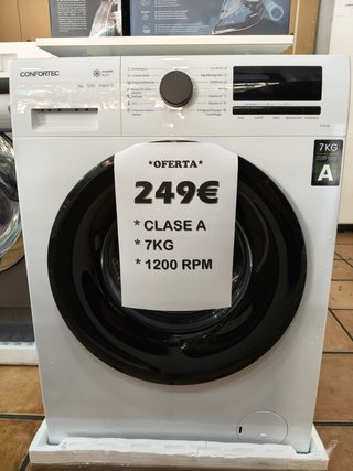 Lavadora Confortec 7kg 1200rpm Clase A