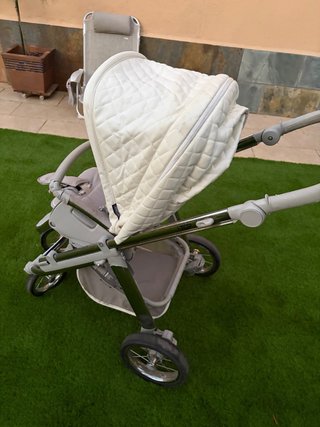 Carrito de bebé Bebecar blanco