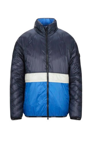 Piumino Woolrich Blu e Bianco