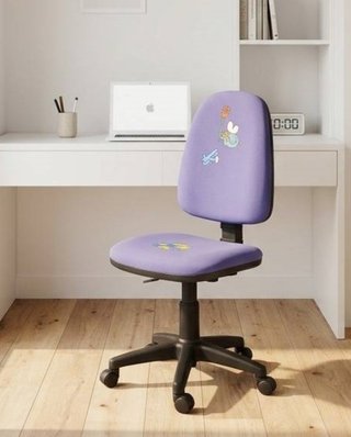 SILLA DE ESCRITORIO INFANTIL LILA