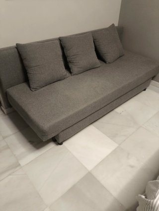 Sofá cama gris