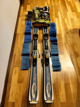 Equipo completo de esquí de montaña