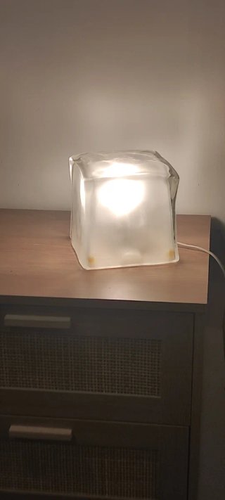 Lámpara de Sobremesa de Cristal