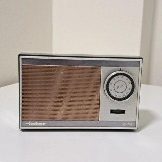 Radio Transistor Inter E-128 funcionando "AM