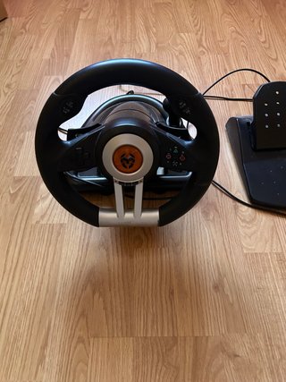 Volante Gaming KROM con Pedales