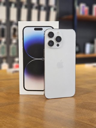 IPHONE 14 PRO MAX 512GB PLATA 100% BAT - 0 CICLO