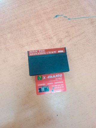 JUEGO SEGA MASTER SYSTEM SONIC THE HEDGEHOG CHAOS