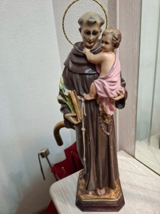 Figura Antigua San Antonio de Padua - Taller José