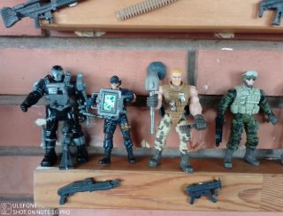 Lote 4 Figuras Chap Mei con Accesorios