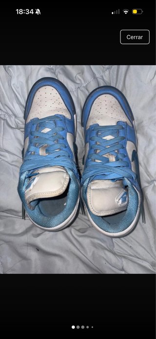 Zapatillas Nike Dunk Low Twist Azul y Blanco