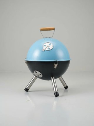 Barbacoa Portátil Azul y Negra