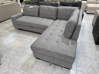 Sofá Cama con Almacenaje Gris Moderno