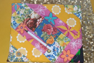 Funda para tablet hecho a mano artesanal estampado