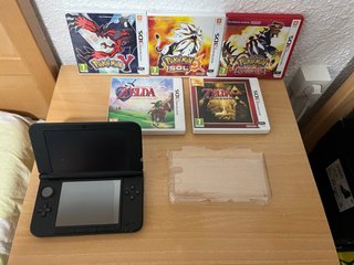 Nintendo 3DS XL Negra con 5 Juegos