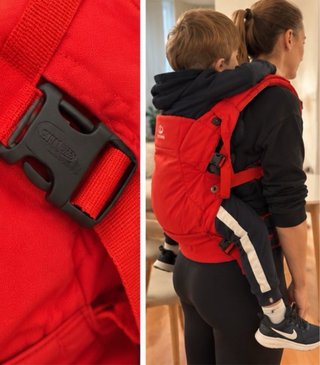 Mochila Portabebés Stokke MyCarrier Roja
