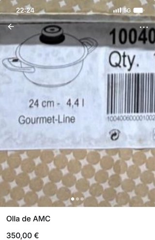Olla AMC Gourmet-Line 24cm 4,4L