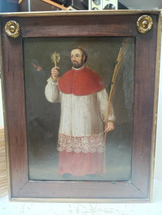 Óleo sobre chapa de San Ramón Nonato