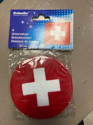 Set de 4 Posavasos de Fieltro Suiza