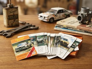 Baraja de Cartas Fournier Coches Rally