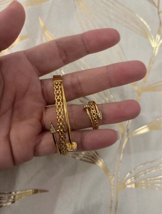 Anillo Dorado Ajustable