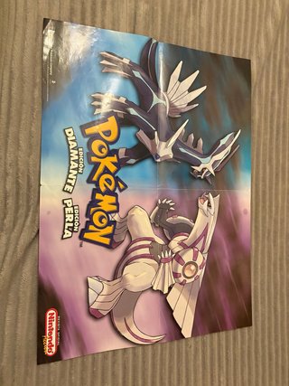 Póster Pokémon Diamante Perla Nintendo Acción 2007