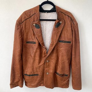 Chaqueta de Cuero Riccardo Trachten Vintage XXL