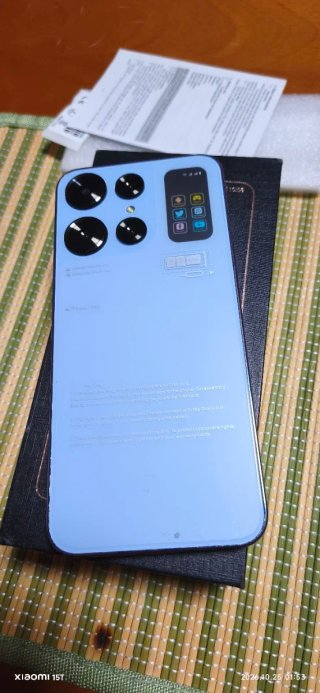 Teléfono Android Azul