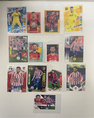 Lote de Cromos de Álex Baena Atlético de Madrid