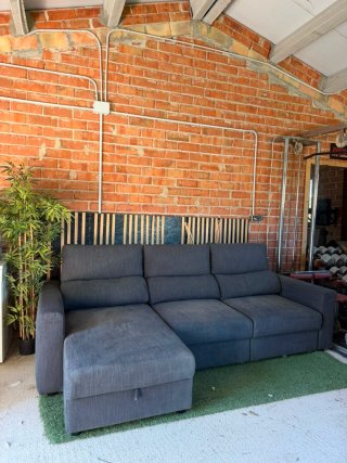 Chaiselongue IKEA Eskilstuna Gris