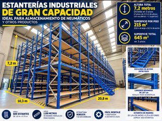 Estanterías Industriales Gran Capacidad