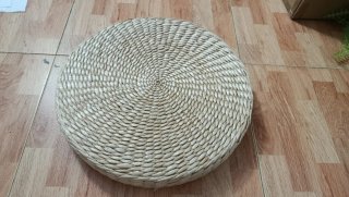 Cojín de suelo de fibras naturales