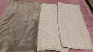 Manta de sofá y 2 fundas de cojín