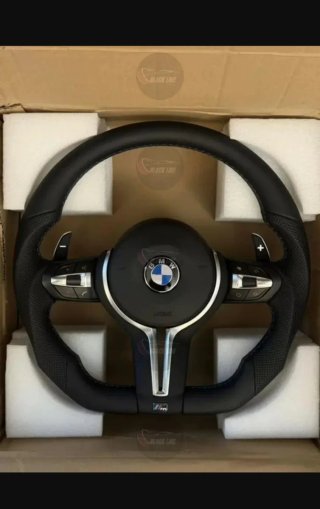 Volante BMW M Sport en Cuero Perforado SIN AIRBAG