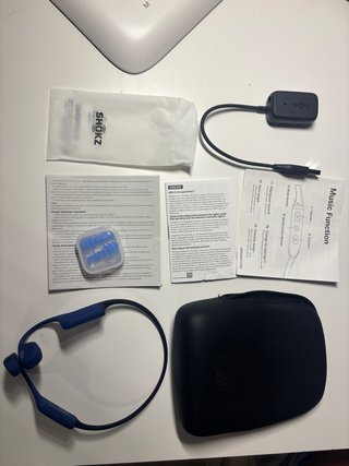 Auriculares de conducción ósea Shokz azules