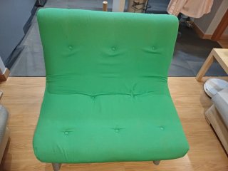 Sillón cama verde