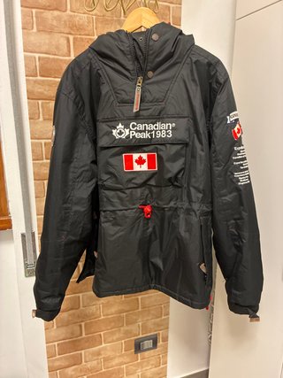 Giubbotto Canadian Peak Nero Taglia xl