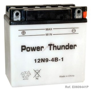 Batería 12N9-4B-1 (con ácido) - Power Thunder