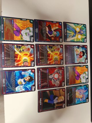 Lote de 14 Cartas Dragon Ball
