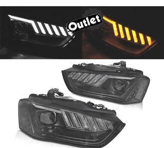 CX FAROS AUDI A4 B8 12-15 XENON + LED DINÁMICO NEGRO R01214