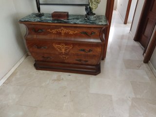 Consola de entrada de madera maciza